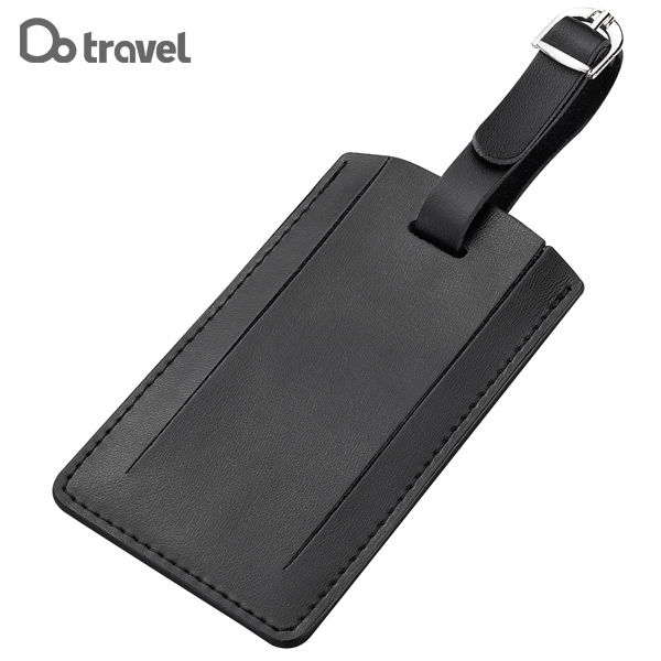 DT-8010 Leather luggage ID Tag