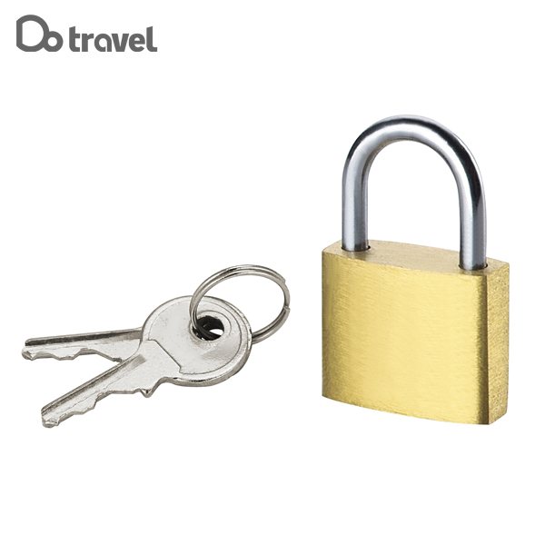 DT-8313 Brass Padlock With Keys-2 Pack